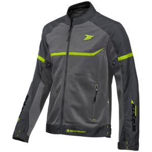 Veste moto SEVENTY DEGREES SD-JR30.1 Gris mojave-jaune fluo