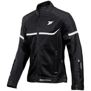 Veste moto femme SEVENTY DEGREES SD-JR30.2 Mojave noir et blanc