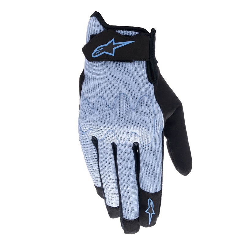 Gants moto Alpinestars Stated Air bleu clair-noir