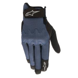 Gants moto Alpinestars Stated Air bleu foncé-noir