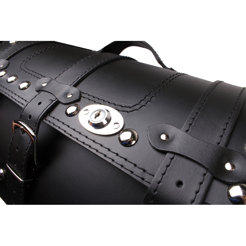 Chopper RSA-131B mallette moto en cuir avec serrure