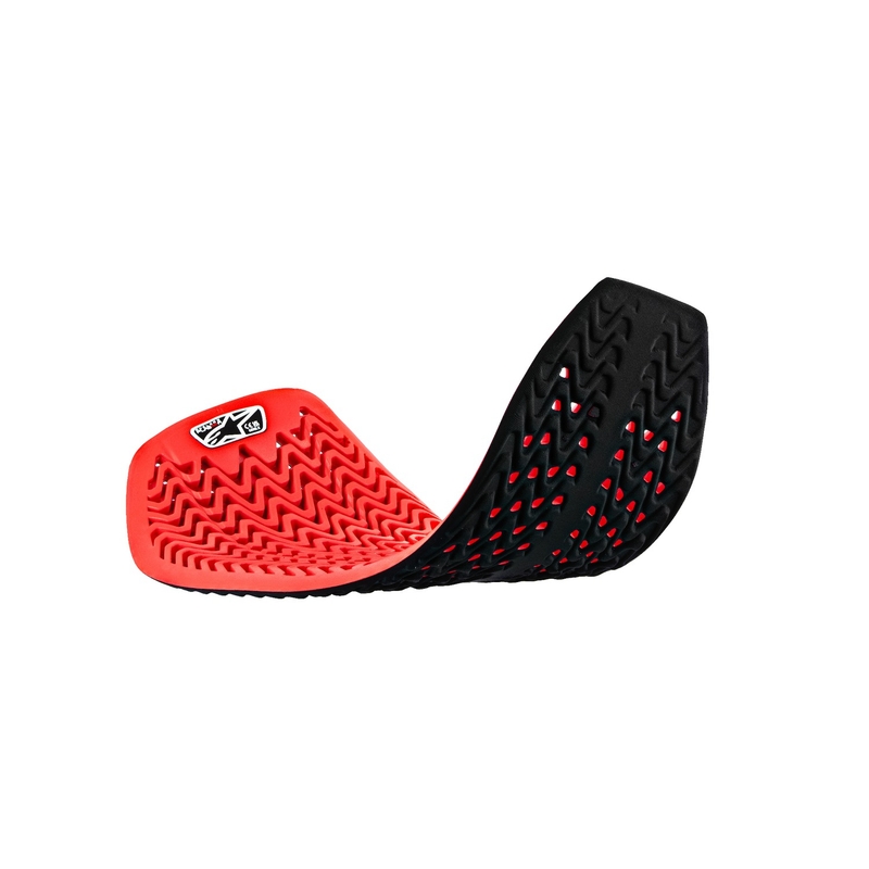 Alpinestars Nucleon Plasma Red-Black Extended Spine Protector (protection de la colonne vertébrale)