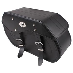 Chopper RSA-12A sacoches de moto en cuir avec serrure