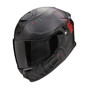 Casque moto intégral Scorpion EXO-GT SP AIR TECHLANE noir-gris-rouge