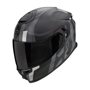 Casque moto intégral Scorpion EXO-GT SP AIR TOURADVEN noir-argenté