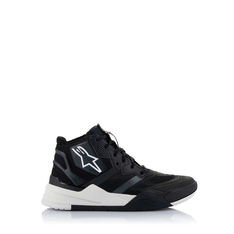 Bottes de moto Alpinestars Speedflight noires et blanches