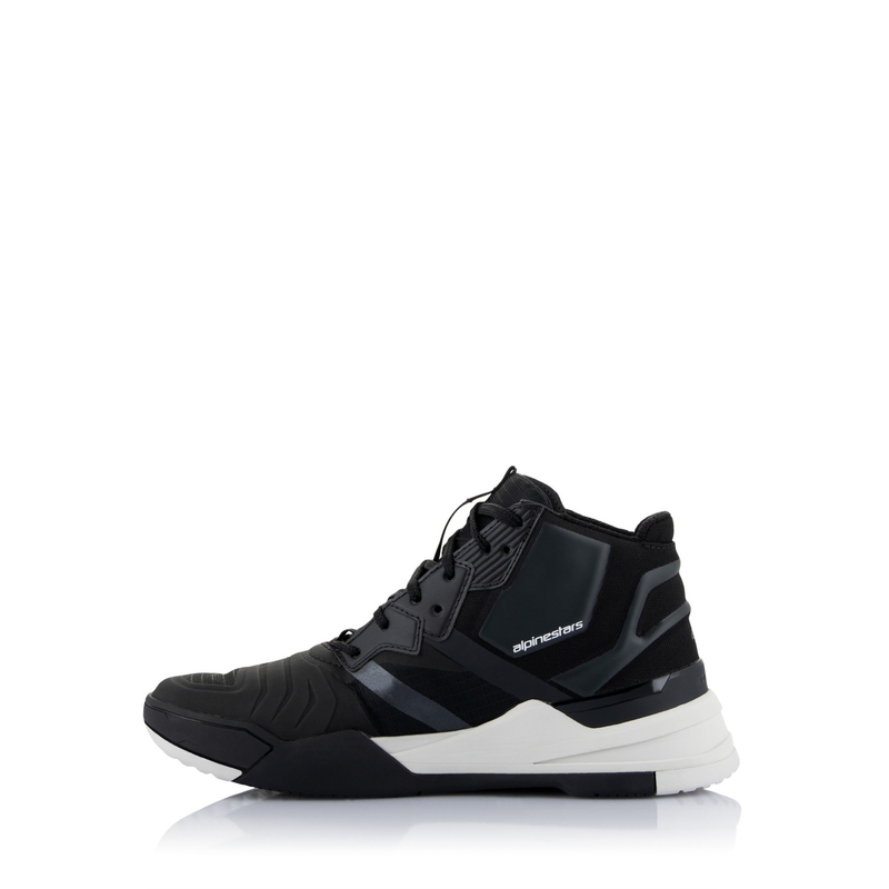 Bottes de moto Alpinestars Speedflight noires et blanches