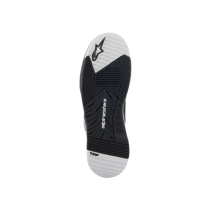 Bottes de moto Alpinestars Speedflight noires et blanches