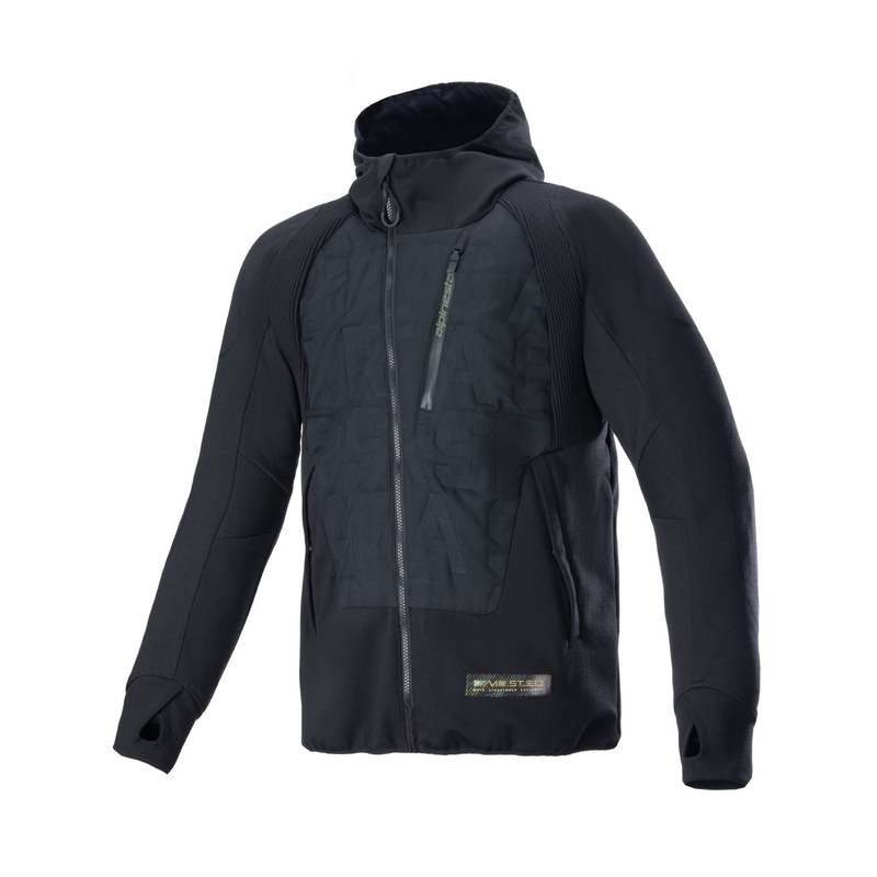 Veste de moto hybride Alpinestars MO.ST.EQ noire