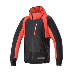 Veste moto Alpinestars MO.ST.EQ Hybrid noir et rouge