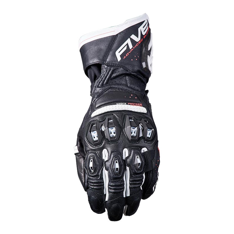 Gants moto FIVE RFX3 EVO noir et blanc