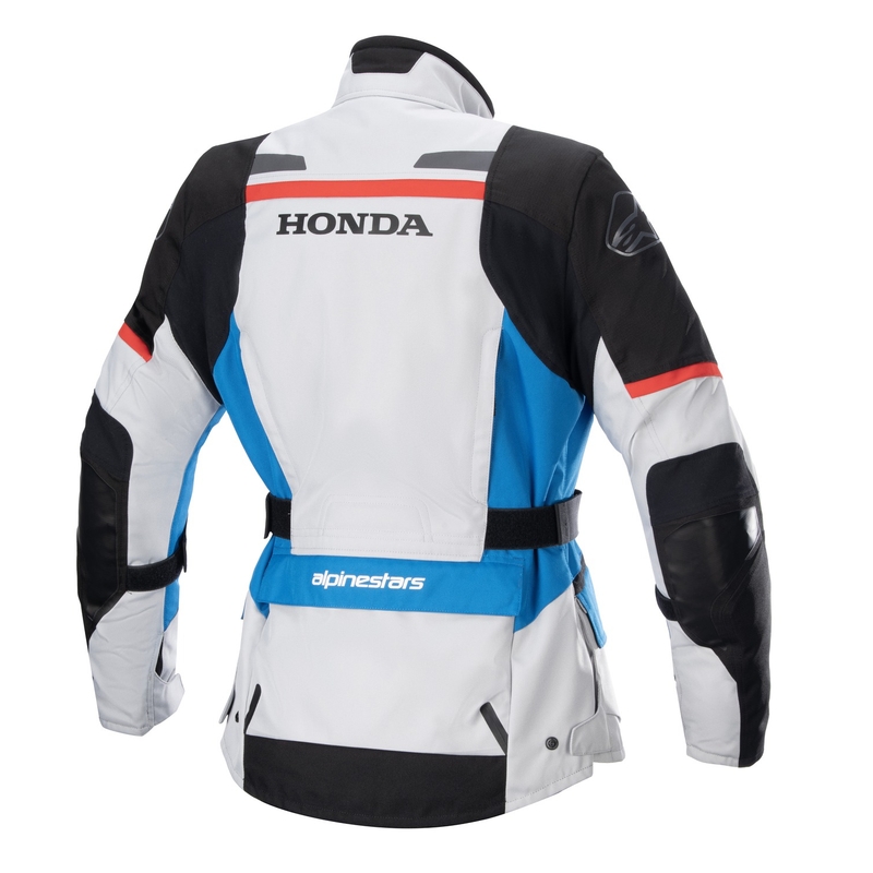Veste moto femme Alpinestar Stella Andes Drystar Honda Gris-Noir-Bleu-Rouge 23 - Quality II
