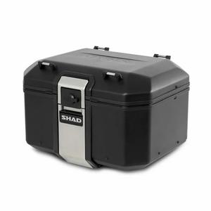 Top case en aluminium pour moto SHAD Terra TR48 D0TR48100B BLACK EDITION - Grade II