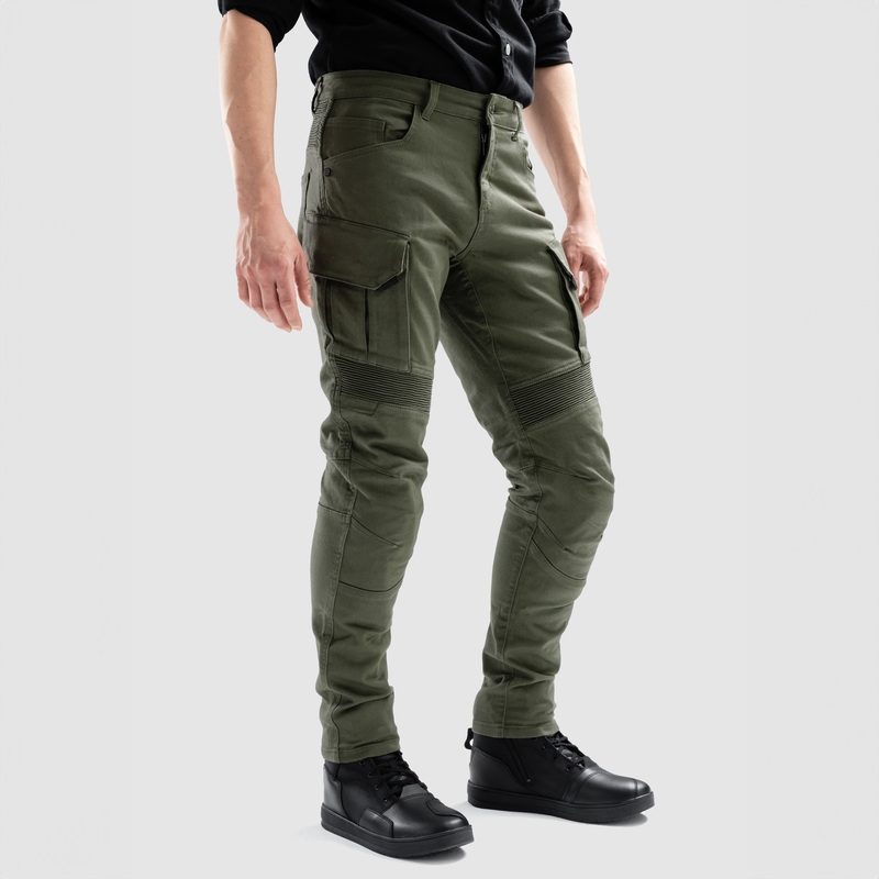Jeans moto Ozone Faster TP Green