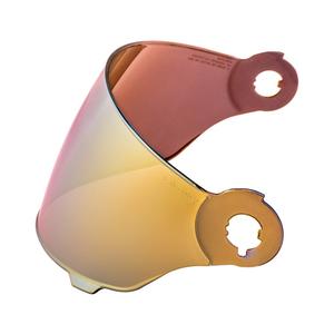Cassida Plexi pour casques en fibre or miroir