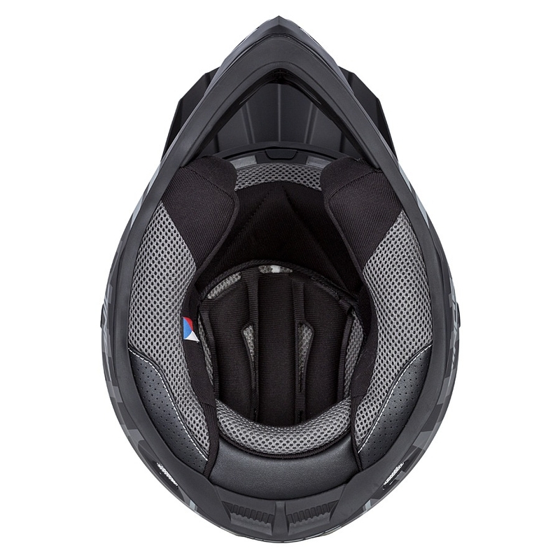Casque motocross enfant Cassida Cross Cup Sonic Junior gris mat-noir