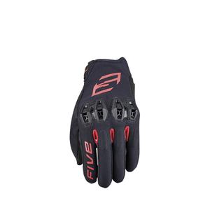 Gants moto FIVE Tricks noir-rouge