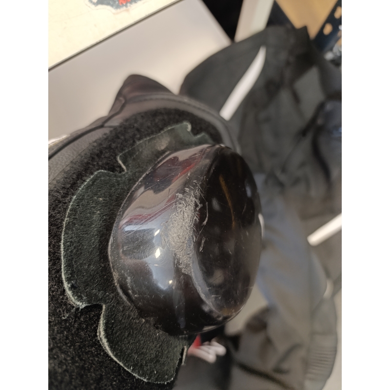 Salopette de moto RSA GPX 2 noir et blanc - qualité II
