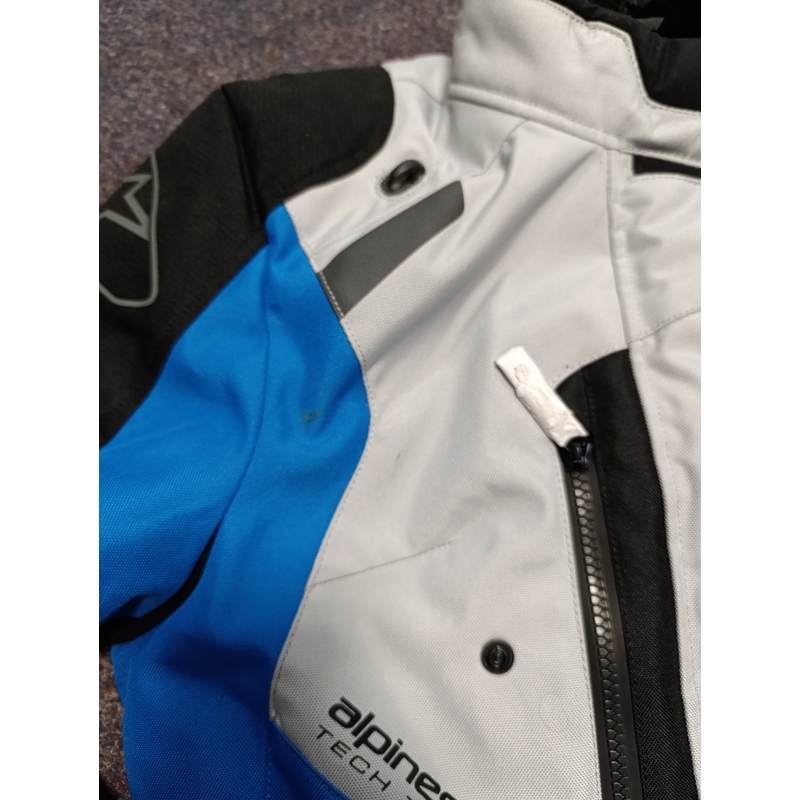 Veste moto femme Alpinestar Stella Andes Drystar Honda Gris-Noir-Bleu-Rouge 23 - Quality II