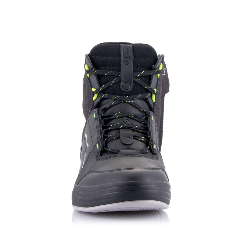 Bottes de moto Alpinestars Chrome Drystar Noir-Gris-Jaune fluo