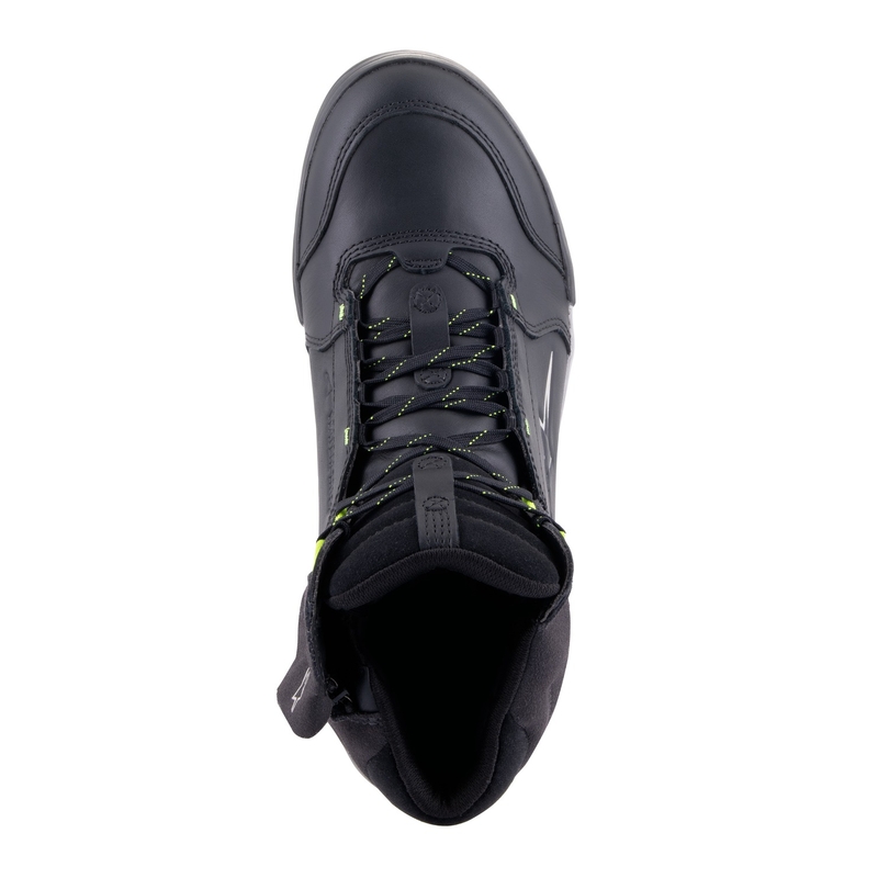 Bottes de moto Alpinestars Chrome Drystar Noir-Gris-Jaune fluo