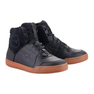 Bottes de moto Alpinestars Chrome Drystar noires et marron