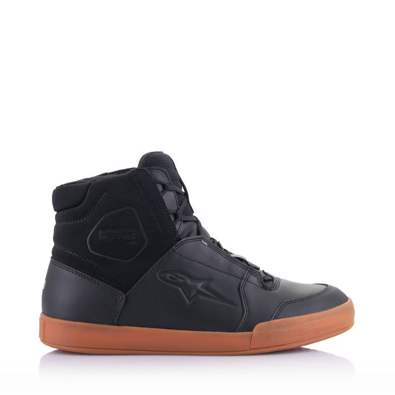 Bottes de moto Alpinestars Chrome Drystar noires et marron
