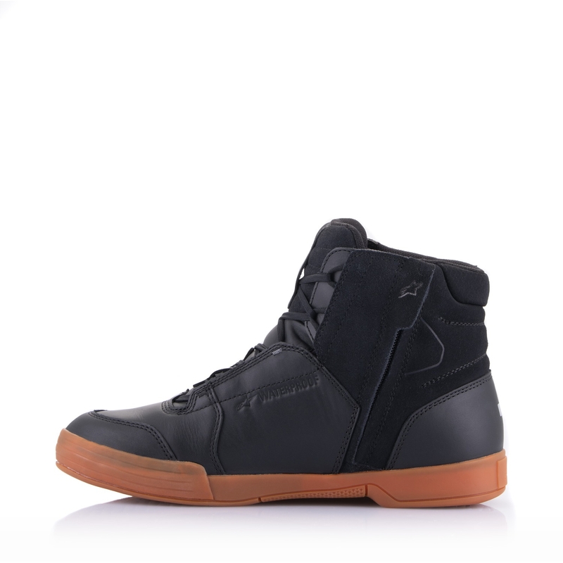 Bottes de moto Alpinestars Chrome Drystar noires et marron