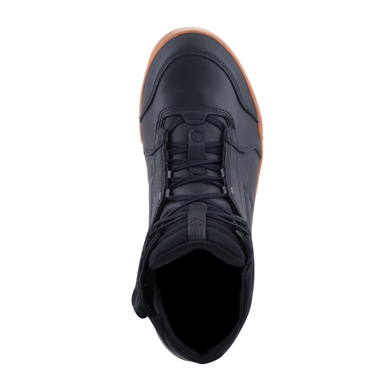 Bottes de moto Alpinestars Chrome Drystar noires et marron