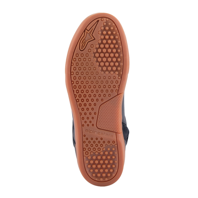 Bottes de moto Alpinestars Chrome Drystar noires et marron