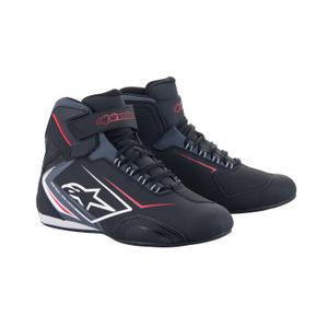 Bottes de moto Alpinestars Sektor Waterproof noires, blanches et grises