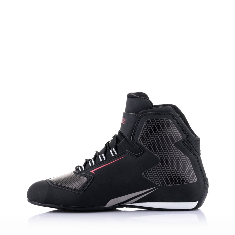 Bottes de moto Alpinestars Sektor Waterproof noires, blanches et grises