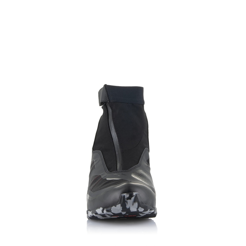 Bottes de moto Alpinestars CR-8 Gore-Tex Noir-Gris-Bleu
