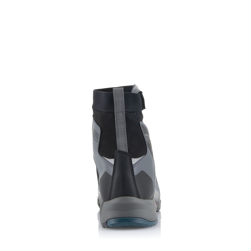 Bottes de moto Alpinestars CR-8 Gore-Tex Noir-Gris-Bleu