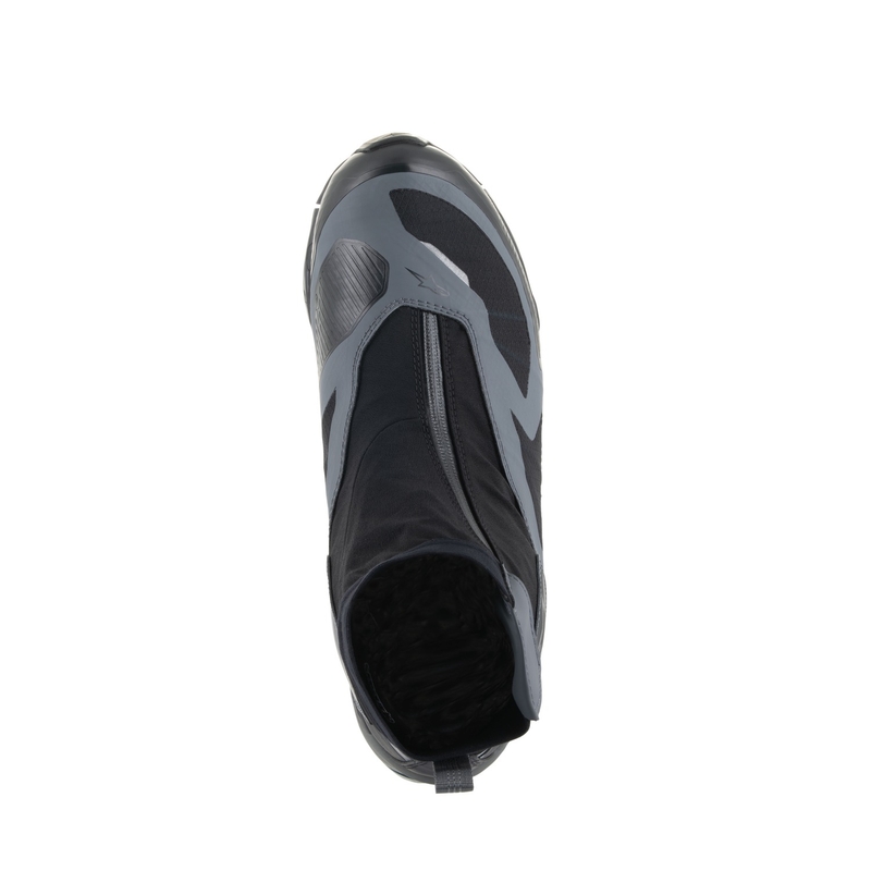 Bottes de moto Alpinestars CR-8 Gore-Tex Noir-Gris-Bleu