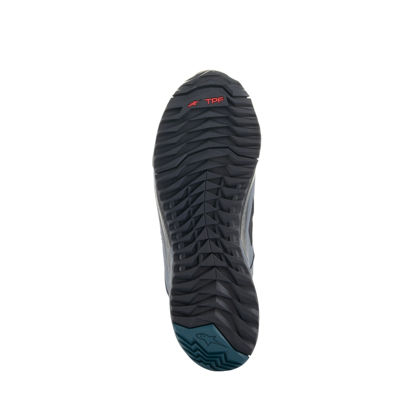 Bottes de moto Alpinestars CR-8 Gore-Tex Noir-Gris-Bleu