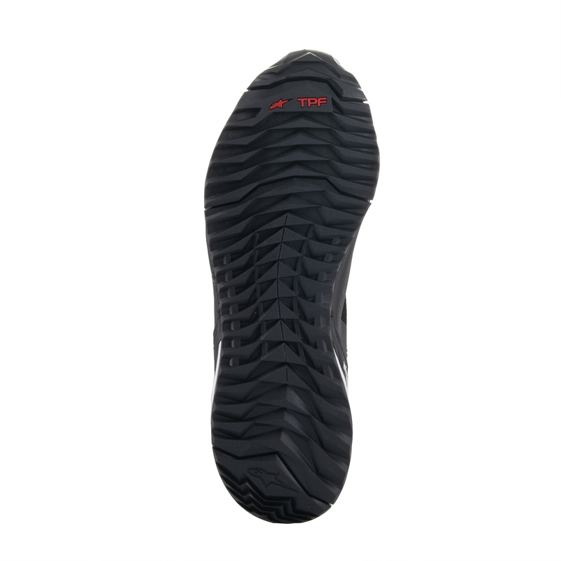 Bottes de moto Alpinestars CR-1 noires et blanches