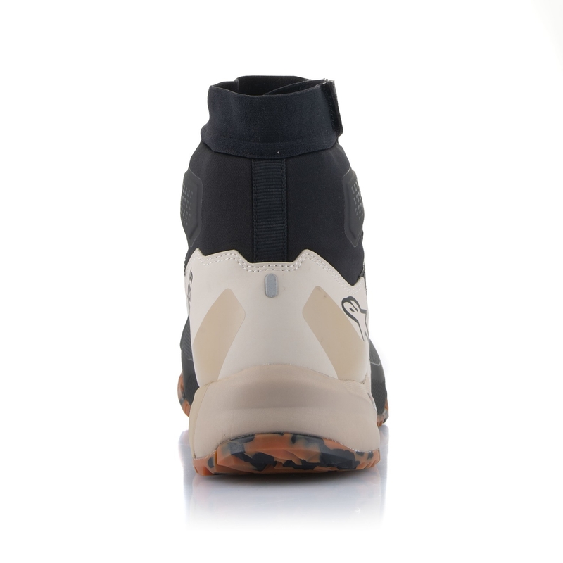 Bottes de moto Alpinestars CR-1 noires et marron clair