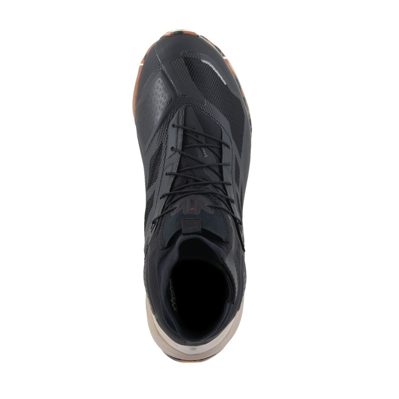 Bottes de moto Alpinestars CR-1 noires et marron clair