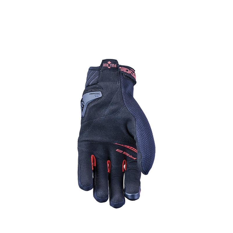 Gants moto FIVE RS3 EVO Airflow noir-rouge soldes
