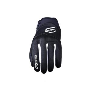 Gants moto FIVE Globe EVO noir et blanc