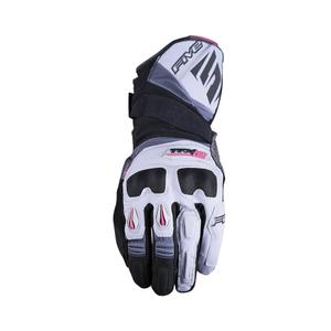 Gants moto femme FIVE TFX2 WP gris-rose