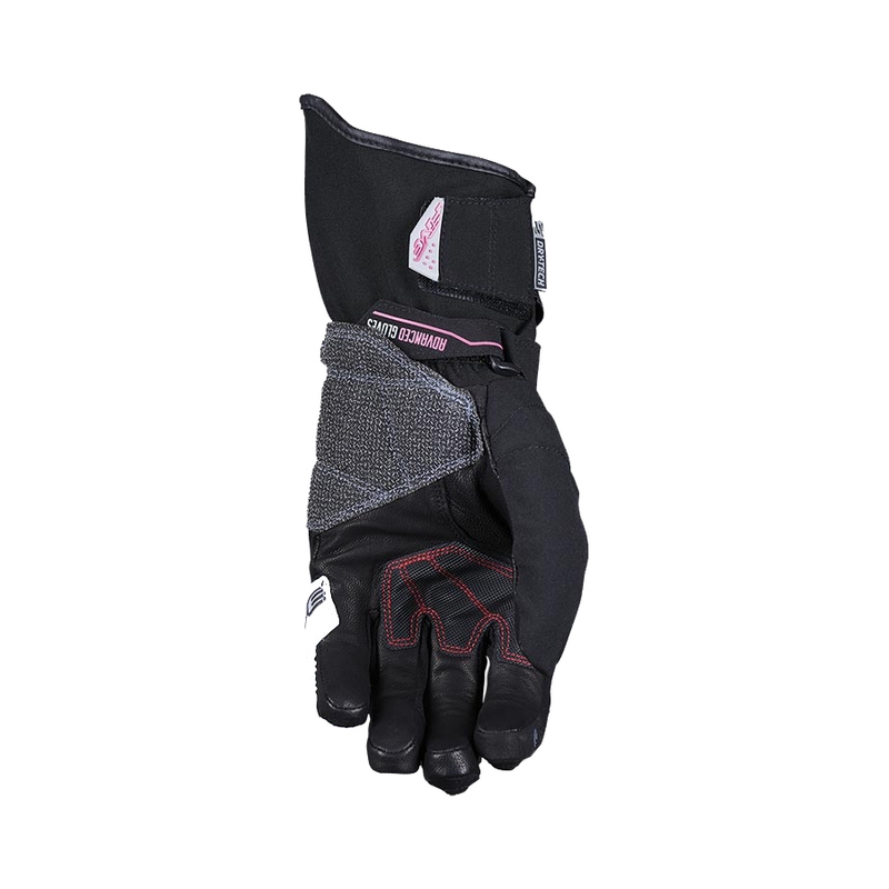 Gants moto femme FIVE TFX2 WP gris-rose