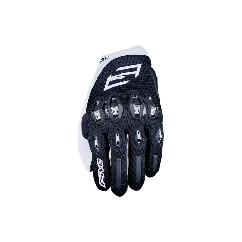Gants de moto FIVE Stunt EVO 2 Airflow noir et blanc pour femmes soldes