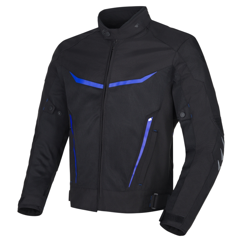 Veste moto RSA Runway noir-bleu - qualité II