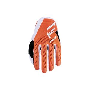 Gants motocross enfants FIVE MFX3 EVO orange et blanc