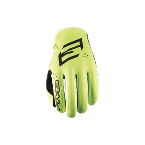 Gants de motocross FIVE MXF4 jaune fluo