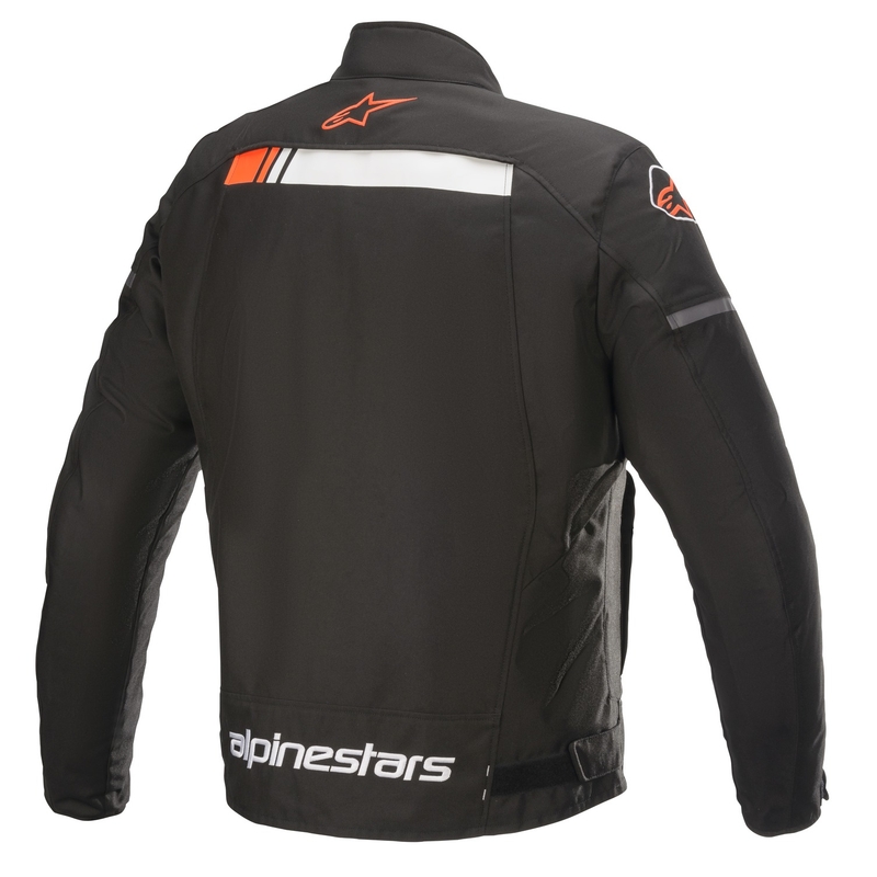 Veste moto Alpinestars T-SP S Ignition Waterproof Noir-Blanc-Rouge fluo