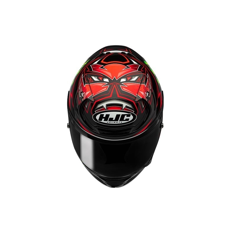 Casque intégral HJC RPHA 12 Quartararo Replica MC1 noir soldes