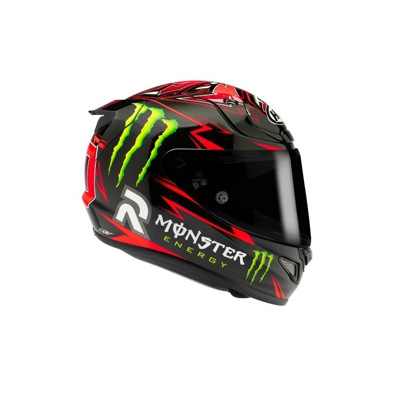 Casque intégral HJC RPHA 12 Quartararo Replica MC1 noir soldes